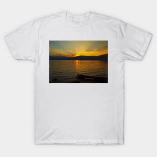 Sunset at the lake T-Shirt